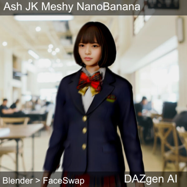 Ash JK Meshy NanoBanana 1 Free Pack