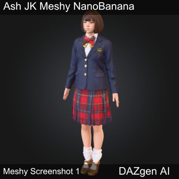 Ash JK Meshy NanoBanana 1 Free Pack - 画像 (2)