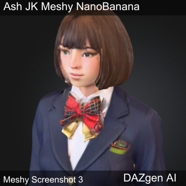 Ash JK Meshy NanoBanana 1 Free Pack - 画像 (4)